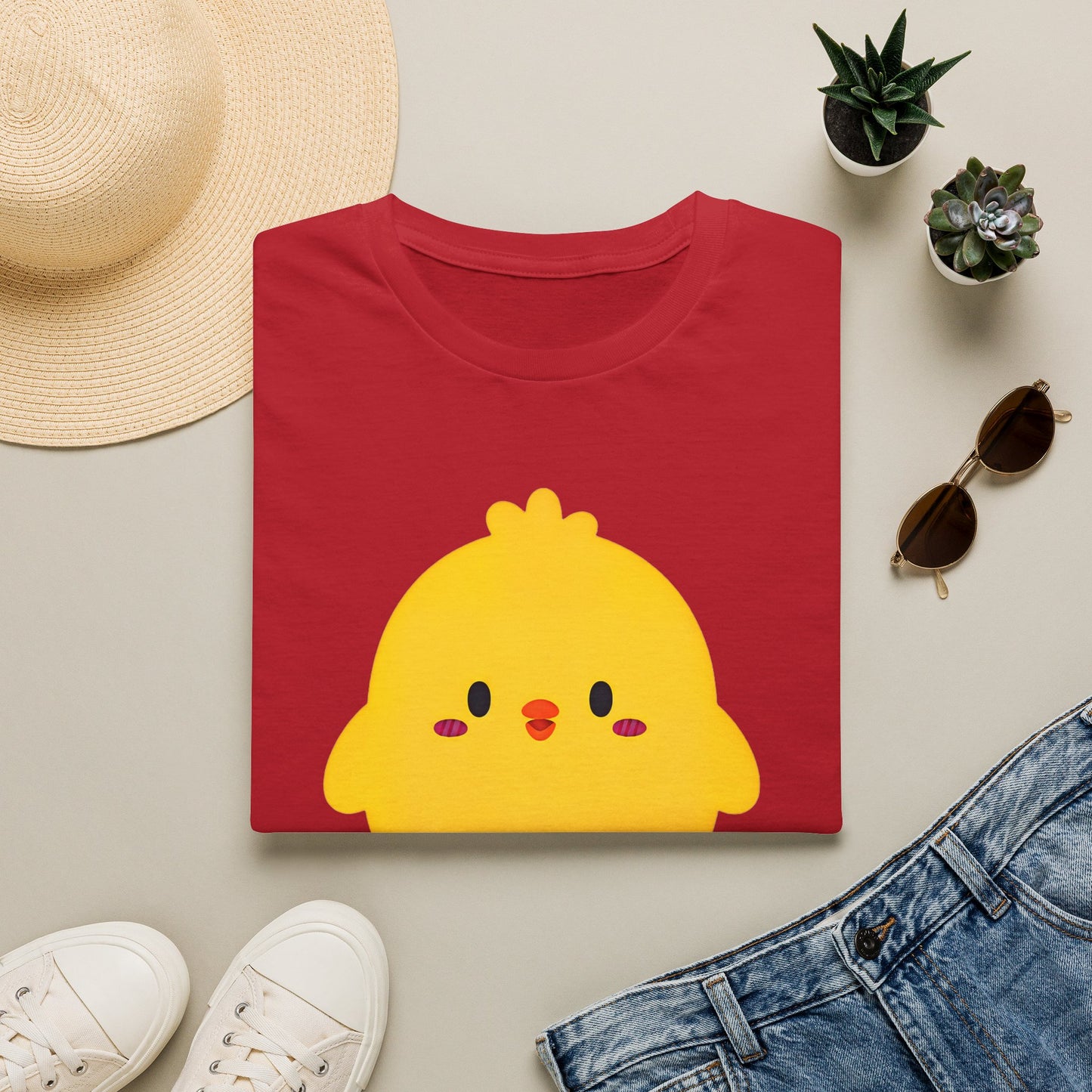 Cute Yellow Chick T-Shirt – Korean "너는 내꼬닭" Funny Kawaii Tee