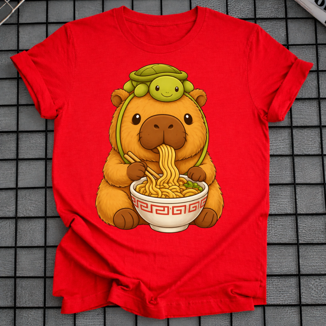 CAPYBARA RAMEN ESSENDES T-SHIRT
