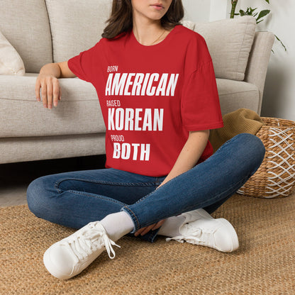 Born American Raised Korean Proud Both T-Shirt
