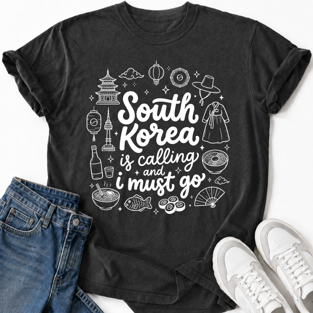 SOUTH KOREA IS CALLING T-SHIRT