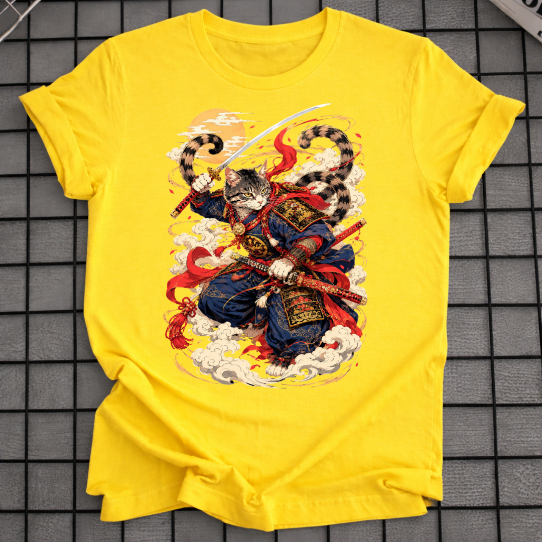 CAT SAMURAI T-SHIRT