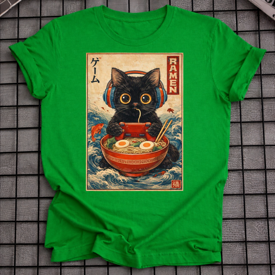KATZEN-GAMING-RAMEN-T-SHIRT