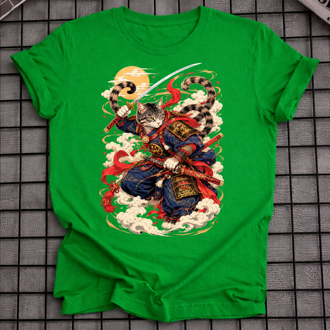 CAT SAMURAI T-SHIRT