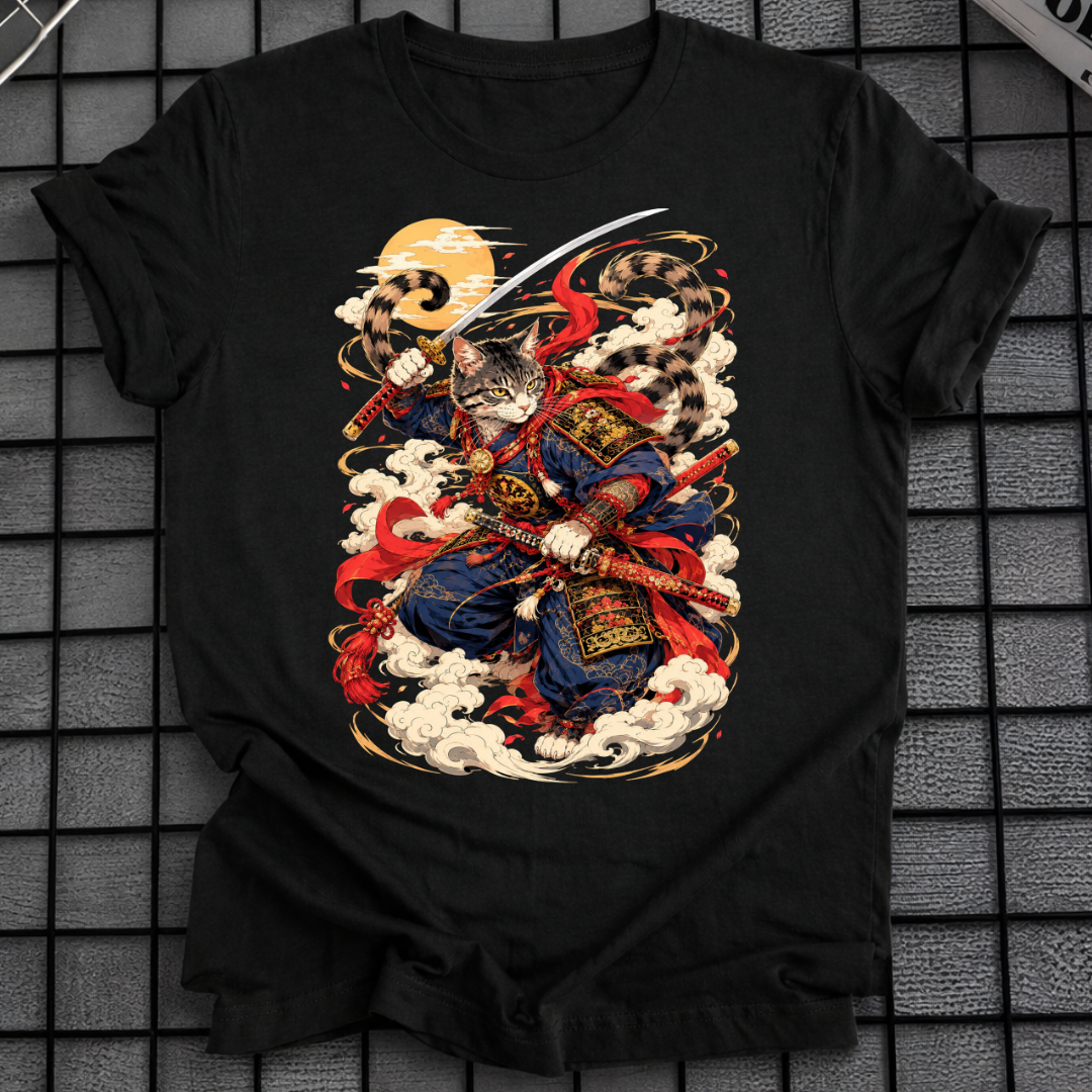 CAT SAMURAI T-SHIRT