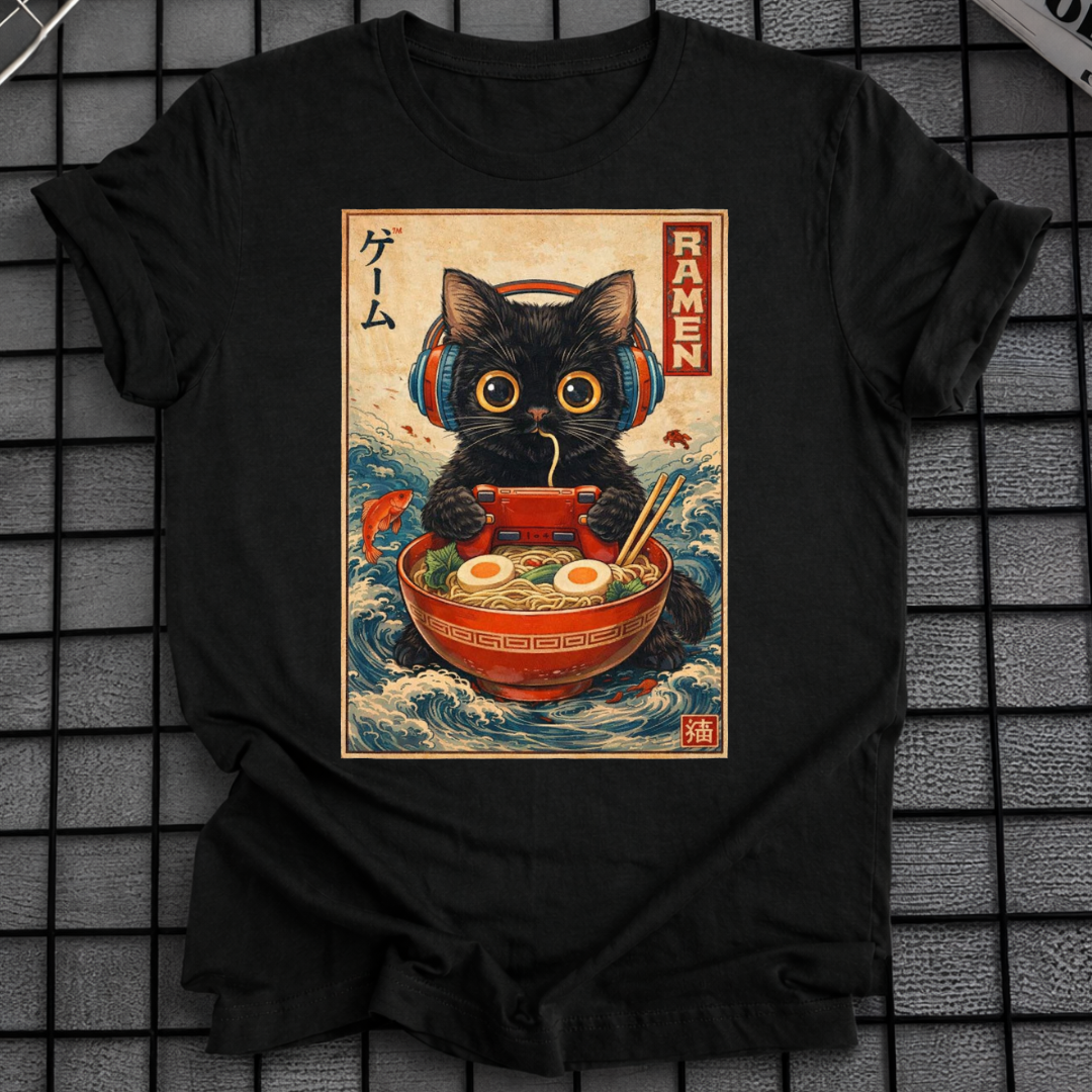 KATZEN-GAMING-RAMEN-T-SHIRT