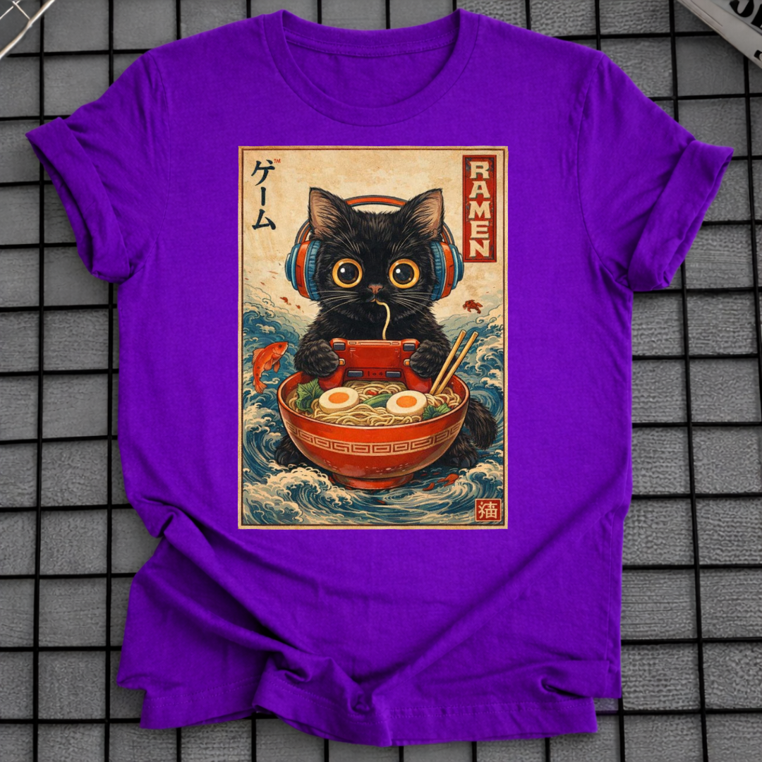 KATZEN-GAMING-RAMEN-T-SHIRT