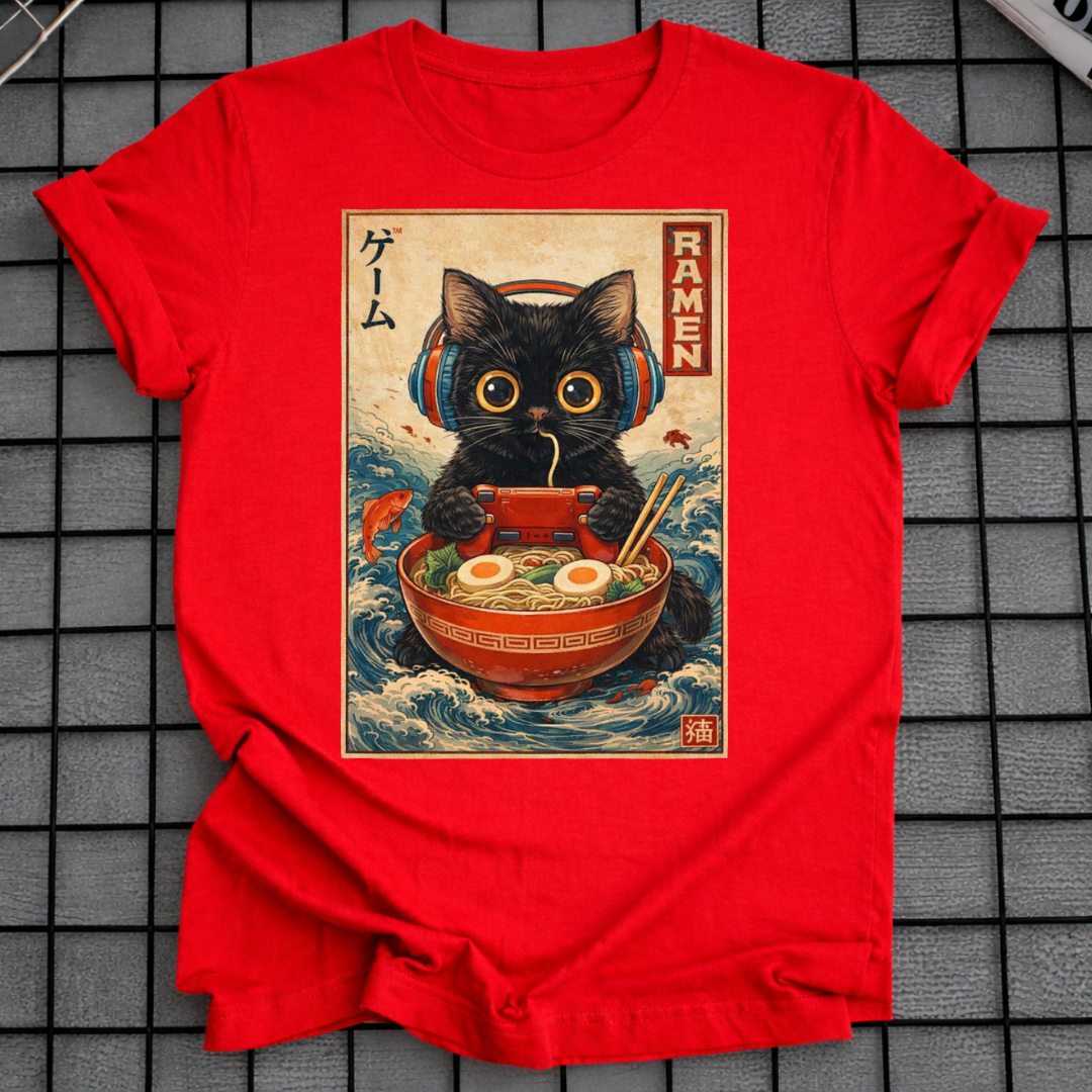 KATZEN-GAMING-RAMEN-T-SHIRT