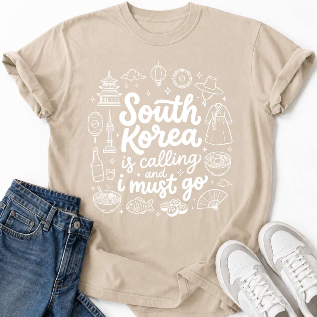 SOUTH KOREA IS CALLING T-SHIRT
