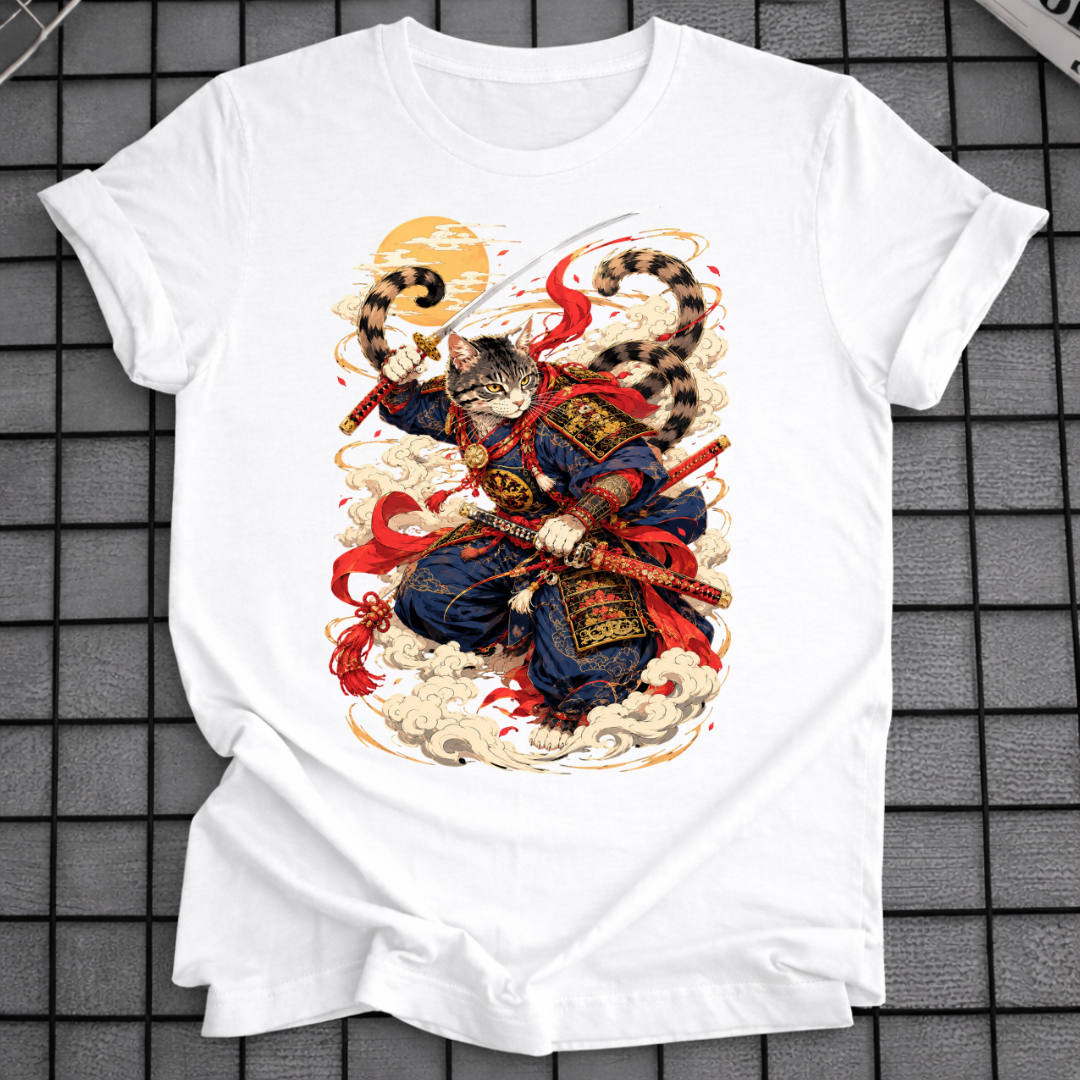 CAT SAMURAI T-SHIRT