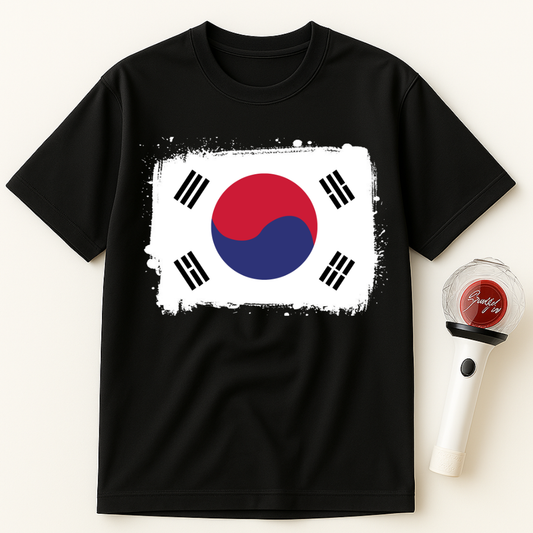 SOUTH KOREA FLAG UNISEX T-SHIRT