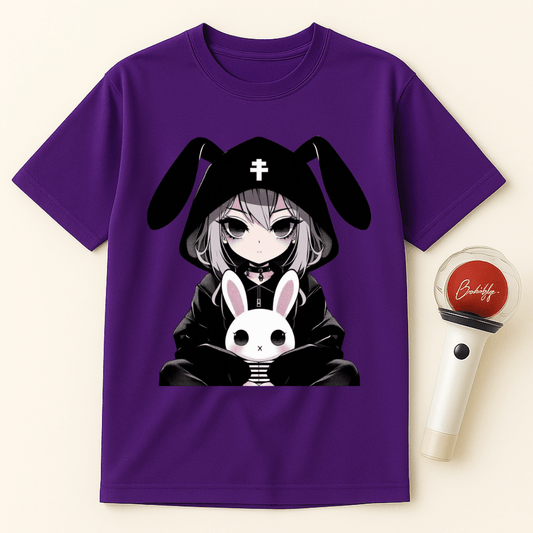 GOTHIC GIRL BUNNY UNISEX T-SHIRT