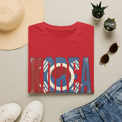 KOREA Flag Graphic T-Shirt — Retro Korean Flag Travel Tee