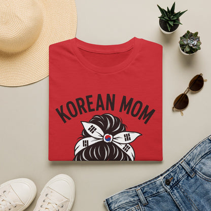 Korean Mom T-Shirt — "Like a Regular Mom But Cooler" Stylish Korean Pride Top