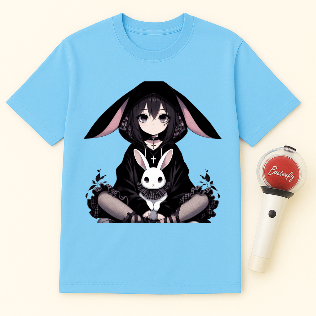 GOTH BUNNY GIRL UNISEX T-SHIRT