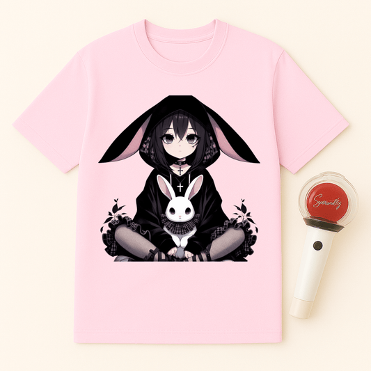 GOTH BUNNY GIRL UNISEX T-SHIRT