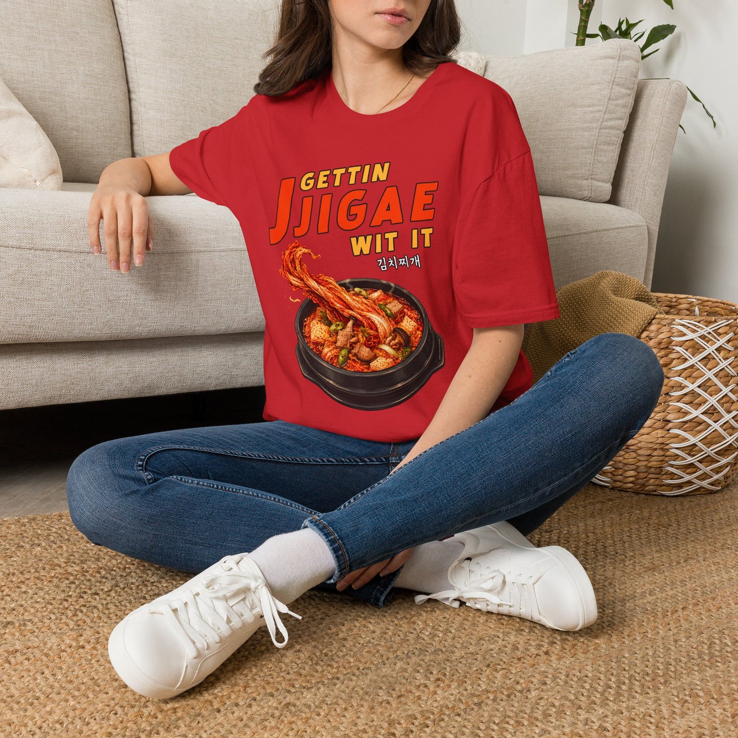 Gettin Jjigae Wit It T-Shirt — Korean Stew Graphic Tee
