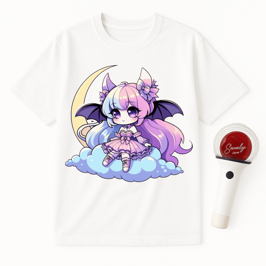 PASTEL GOTH CHIBI BAT GIRL UNISEX T-SHIRT