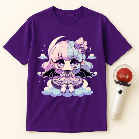 PASTEL GOTH BAT GIRL UNISEX T-SHIRT