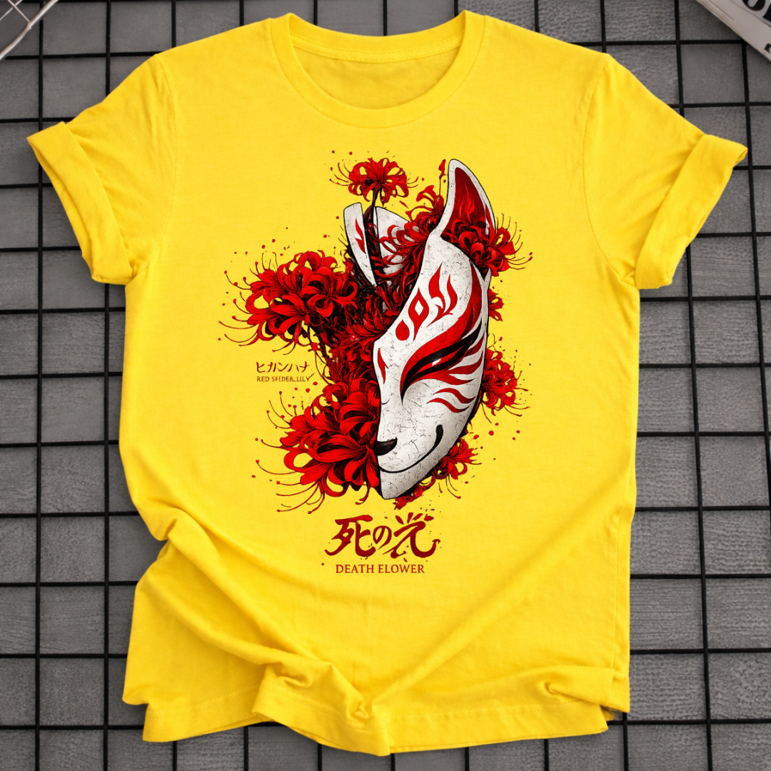 DEATH FLOWER MASK T-SHIRT