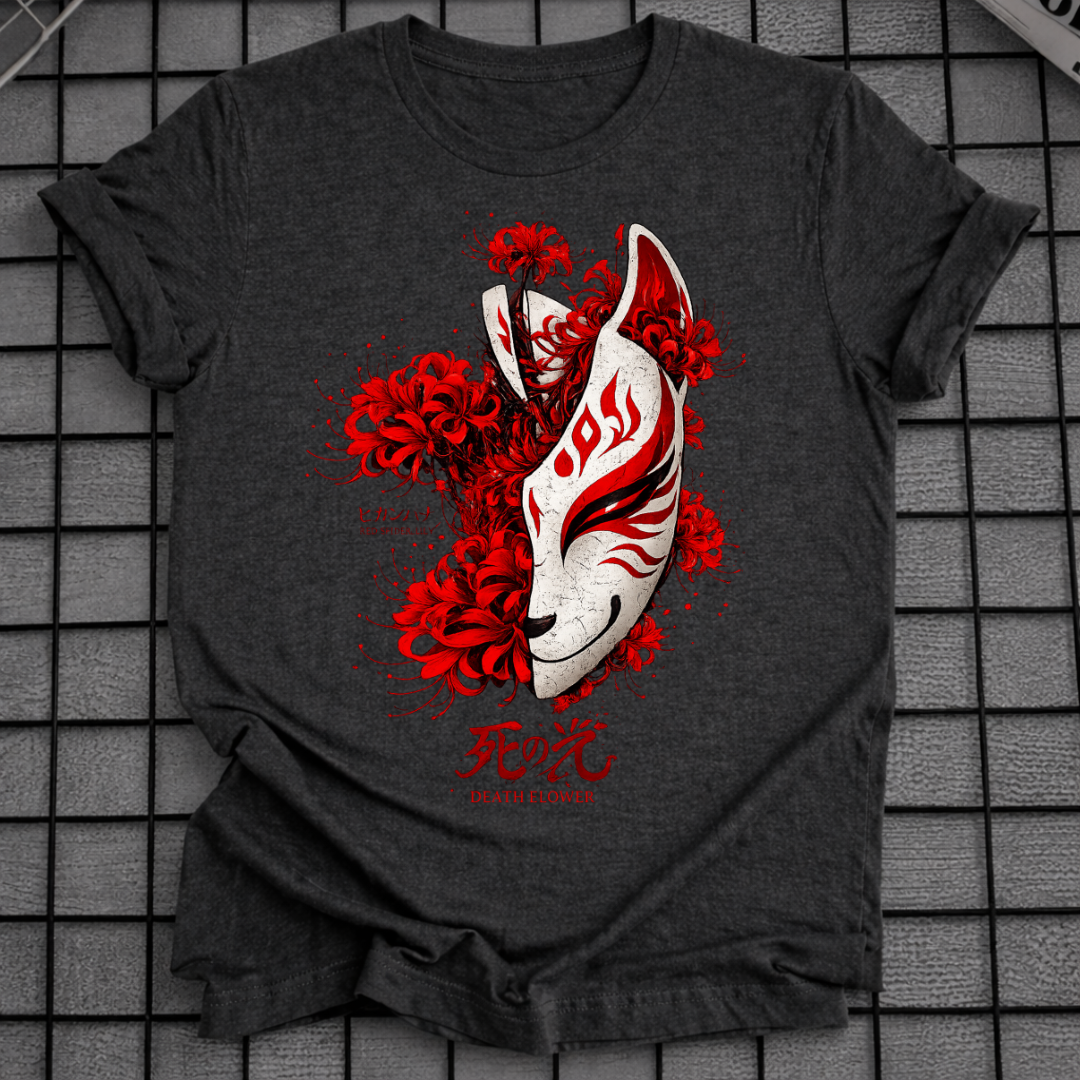 DEATH FLOWER MASK T-SHIRT