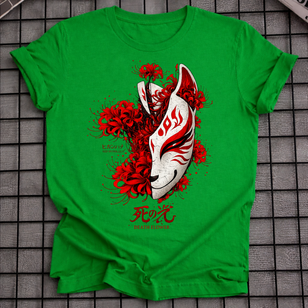 DEATH FLOWER MASK T-SHIRT