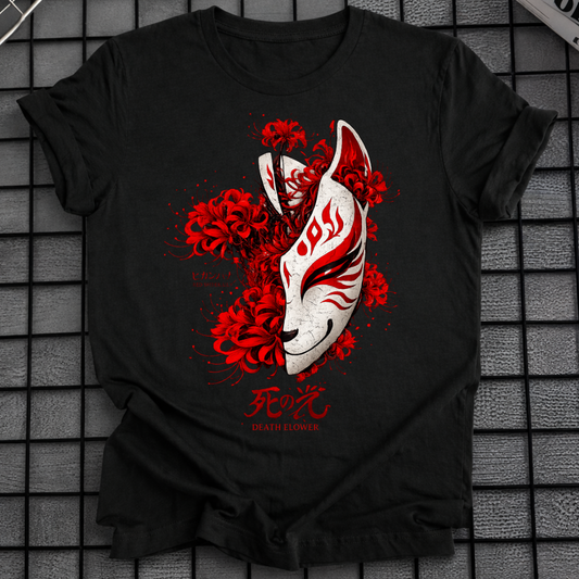 DEATH FLOWER MASK T-SHIRT