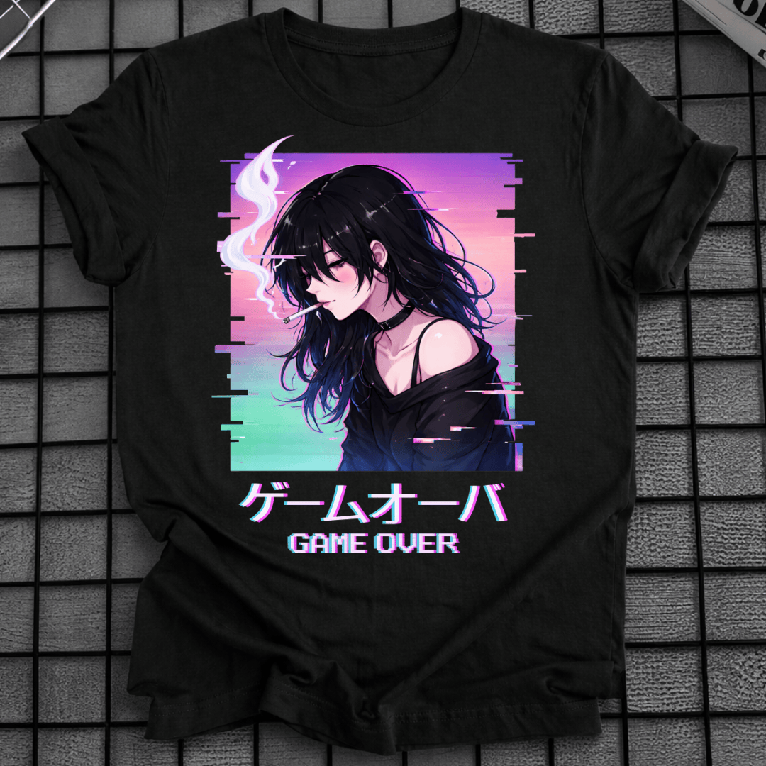 VAPORWAVE SAD ANIME GIRL T-SHIRT
