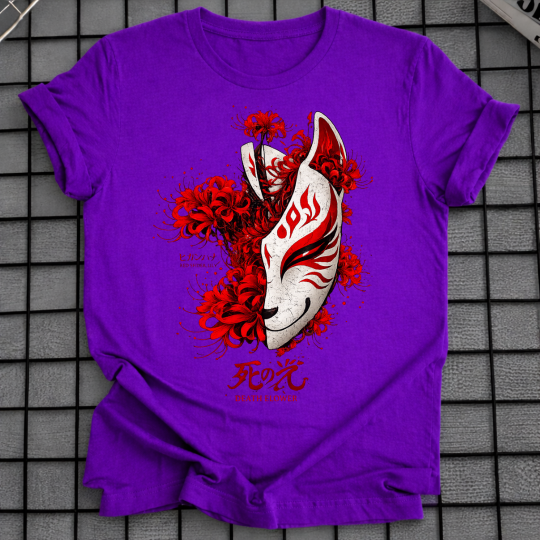 DEATH FLOWER MASK T-SHIRT