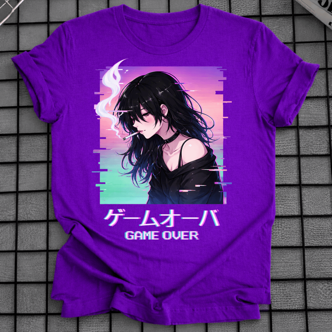 VAPORWAVE SAD ANIME GIRL T-SHIRT