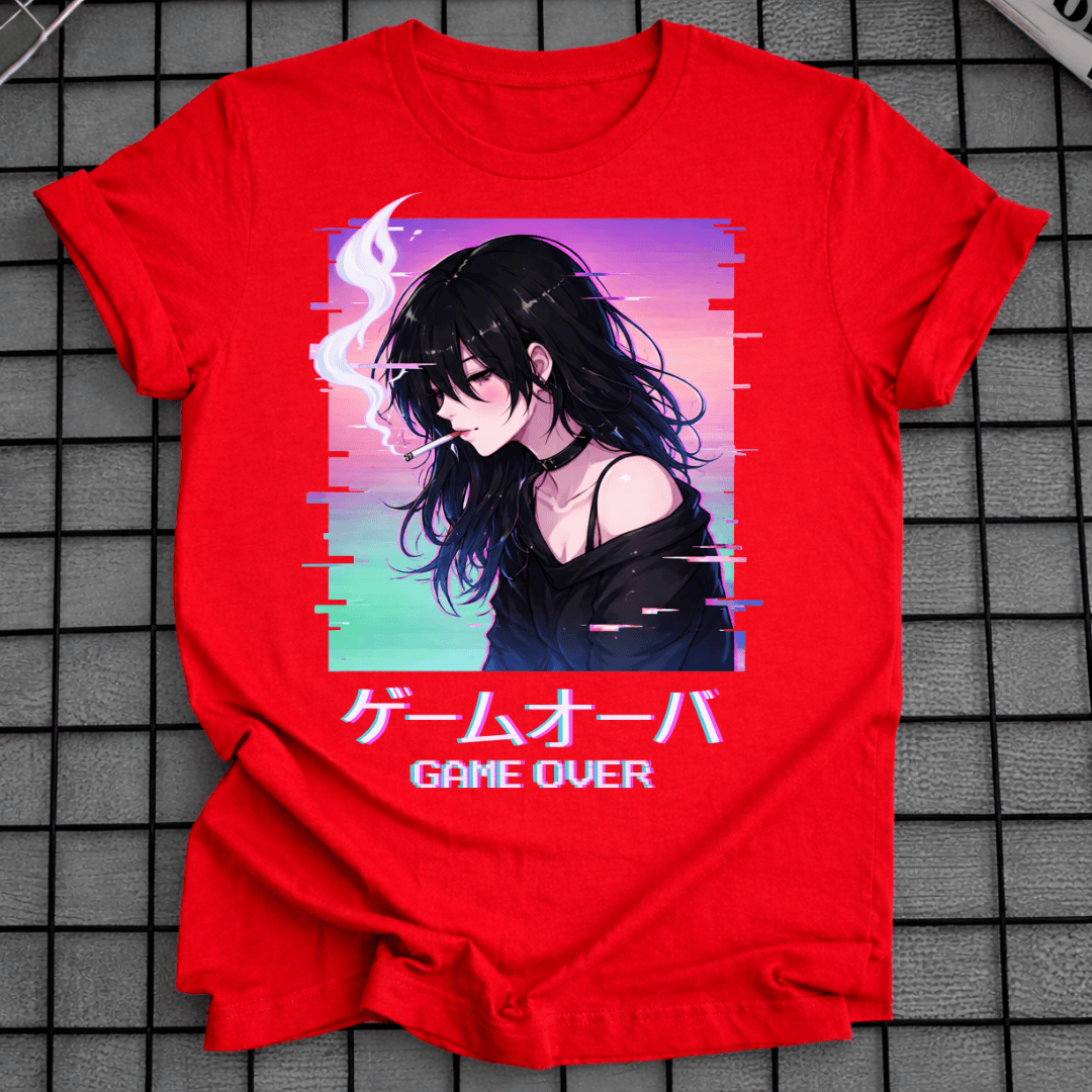 VAPORWAVE SAD ANIME GIRL T-SHIRT