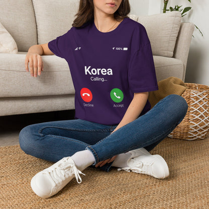 Korea Calling T-Shirt — Travel & Korea Lover Graphic Tee