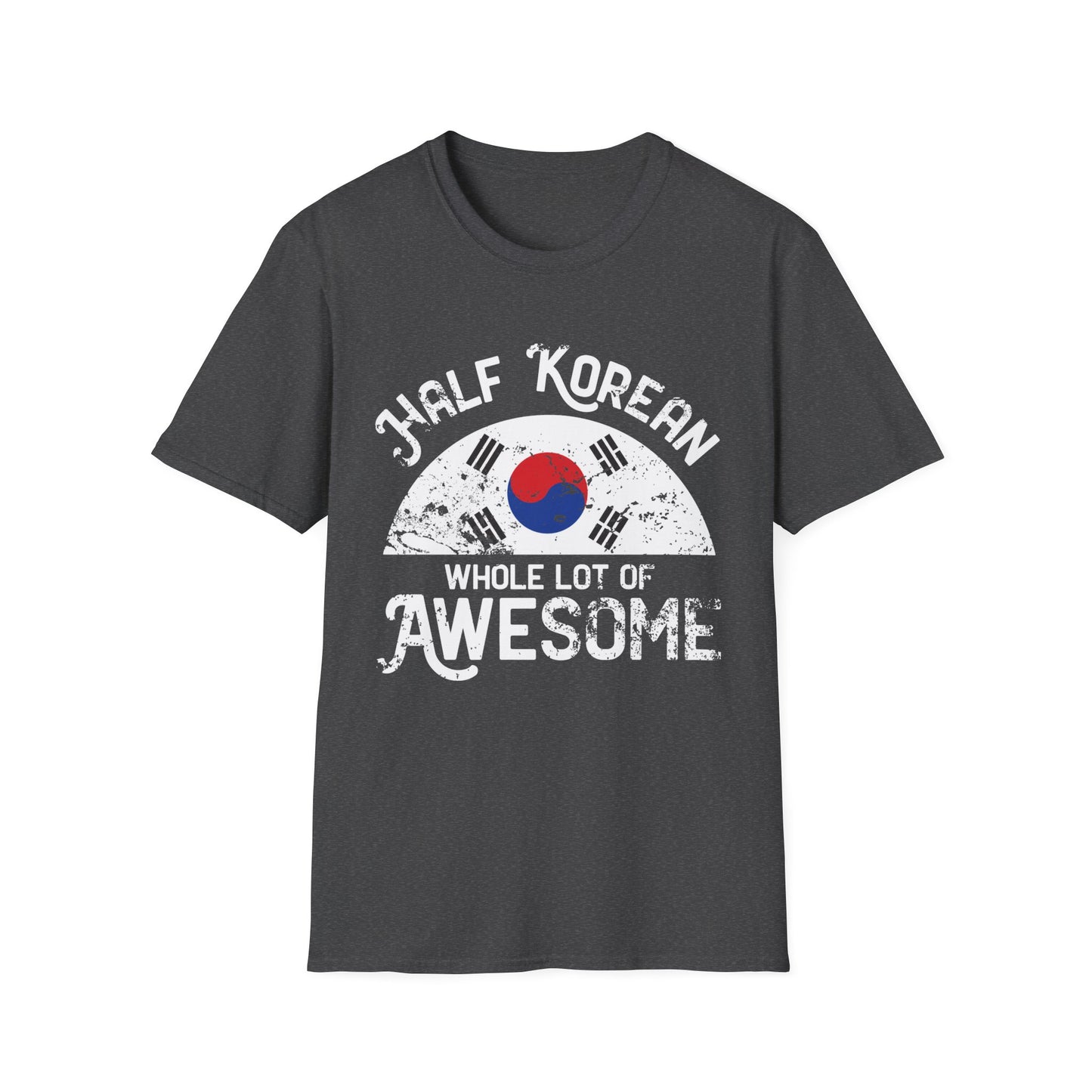 Half Korean T-Shirt — "Whole Lot of Awesome" Korean Flag Tee