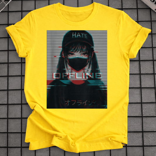 ANIME MASKED GIRL T-SHIRT