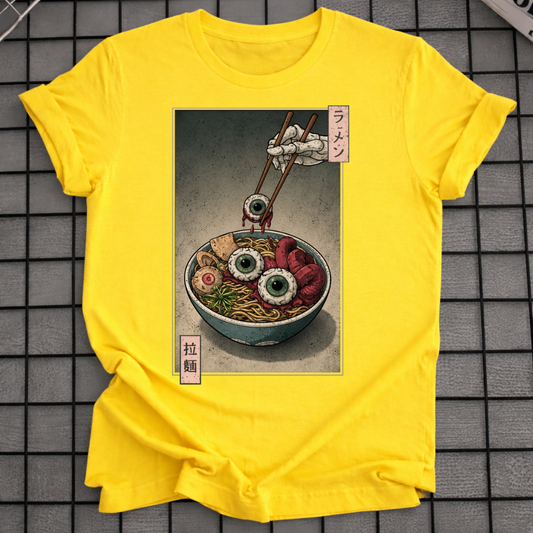 CREEPY JAPANESE HORROR NOODLE T-SHIRT