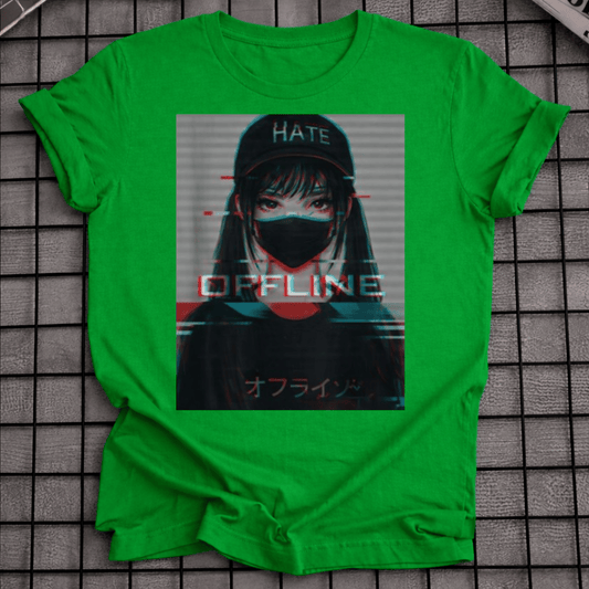 ANIME MASKED GIRL T-SHIRT