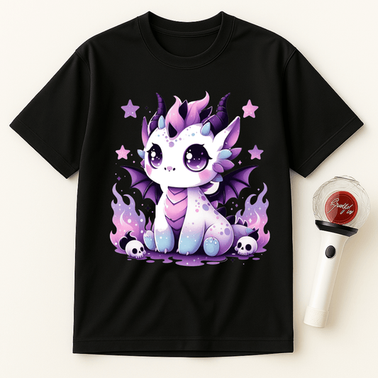 KAWAII PASTEL GOTH DRAGON UNISEX T-SHIRT