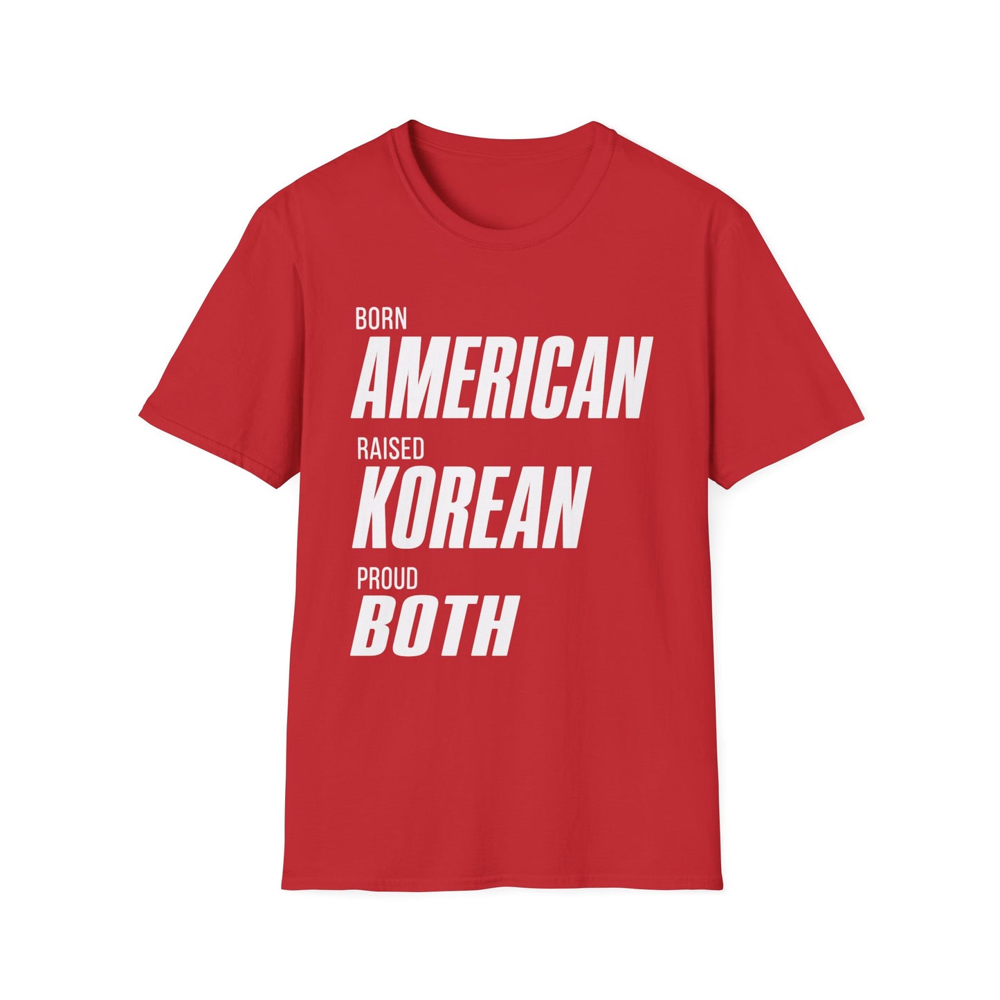 Born American Raised Korean Proud Both T-Shirt