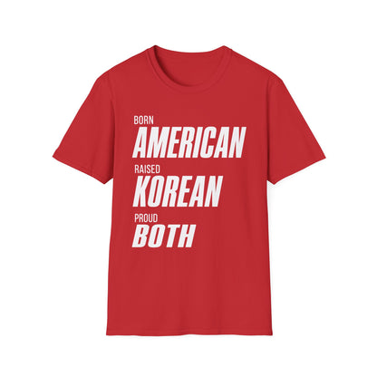 Born American Raised Korean Proud Both T-Shirt