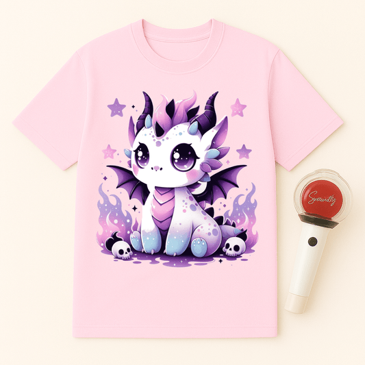 KAWAII PASTEL GOTH DRAGON UNISEX T-SHIRT