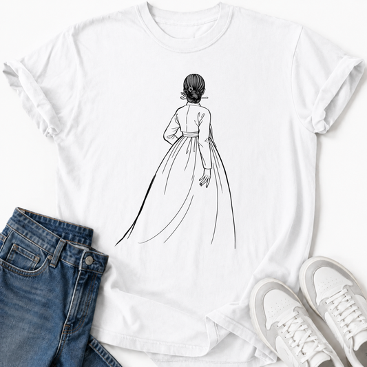 KOREAN HANBOK WOMAN T-SHIRT