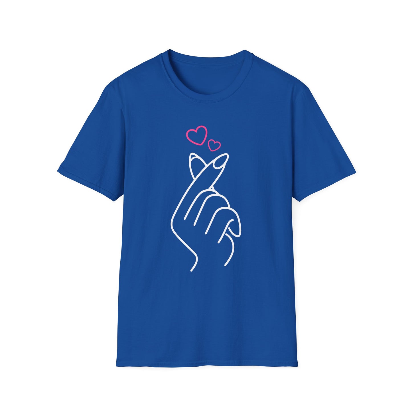 Cute Heart Gesture Unisex T-Shirt - Perfect for Friends, Love, and Everyday Wear