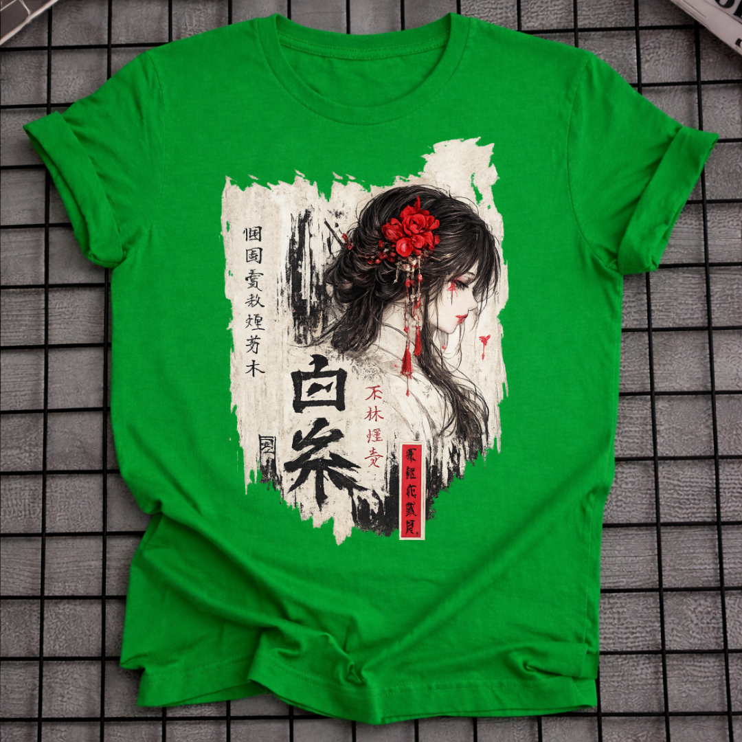 GEISHA INK PORTRAIT T-SHIRT