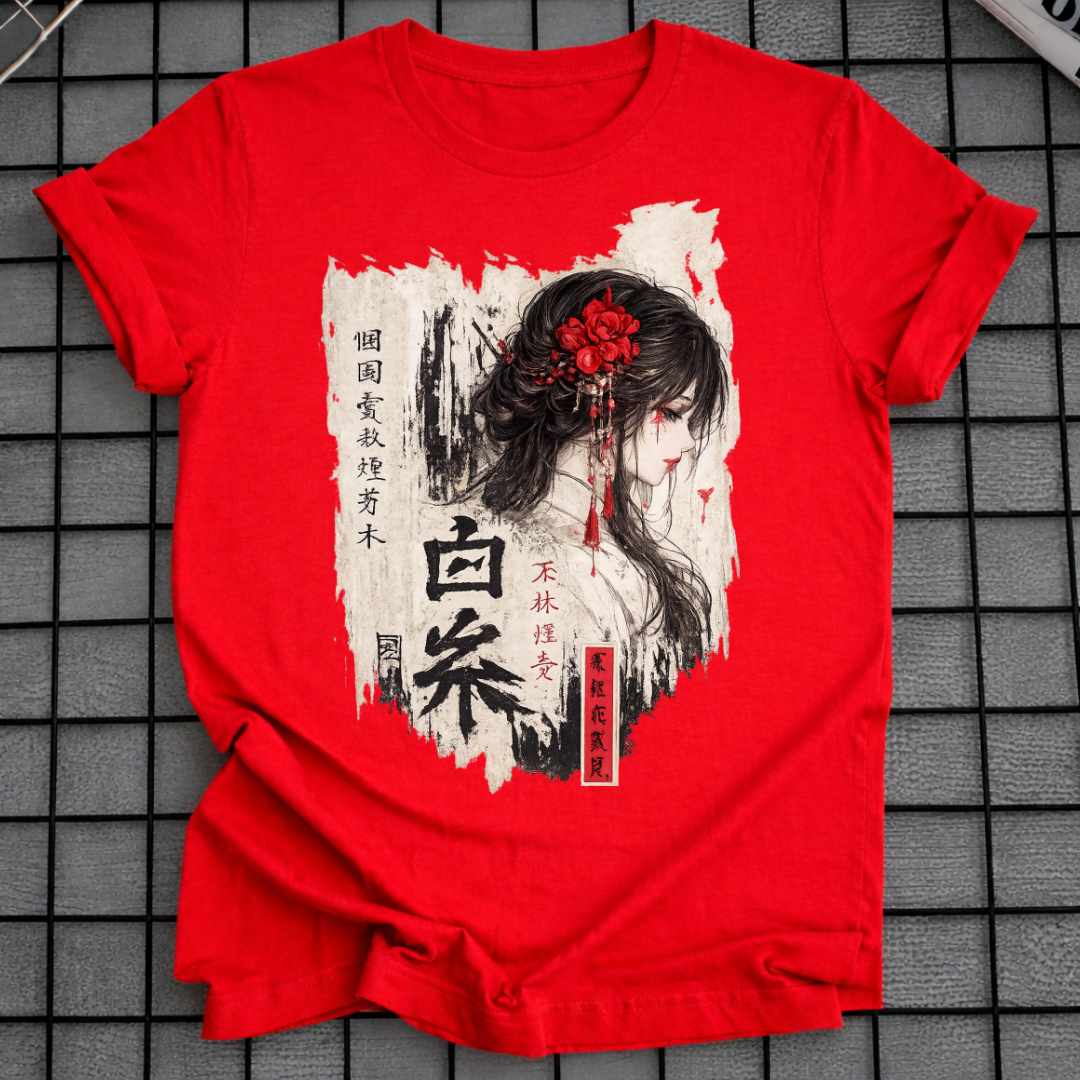 GEISHA INK PORTRAIT T-SHIRT