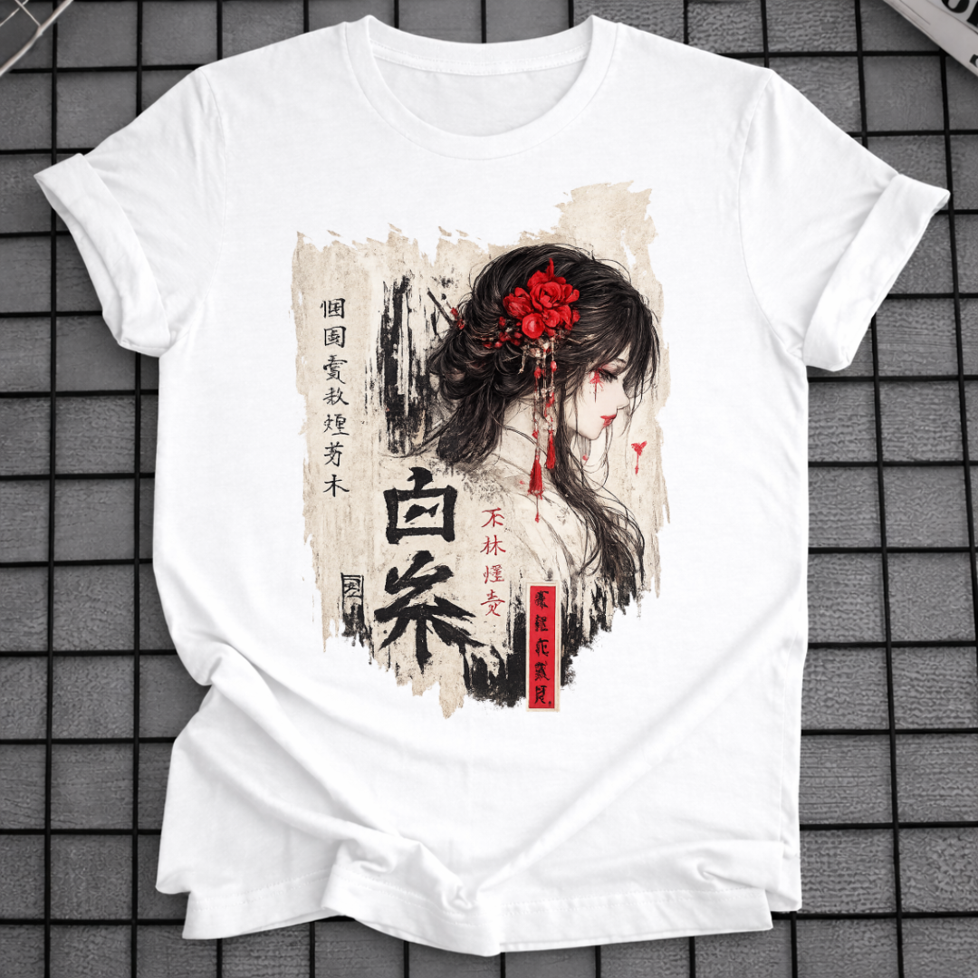 GEISHA INK PORTRAIT T-SHIRT