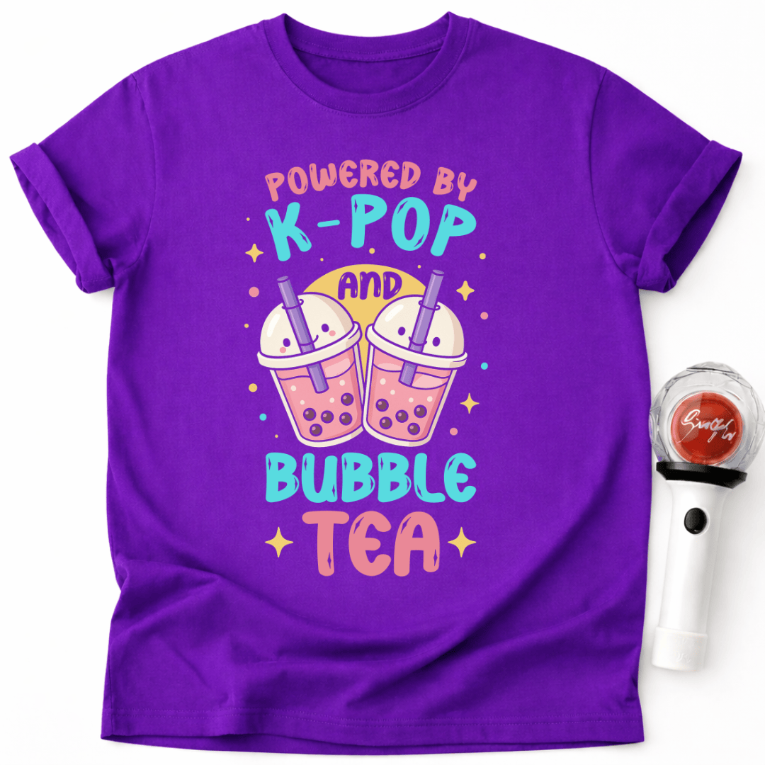 T-SHIRT ANGETRIEBEN DURCH K-POP UND BUBBLE TEA