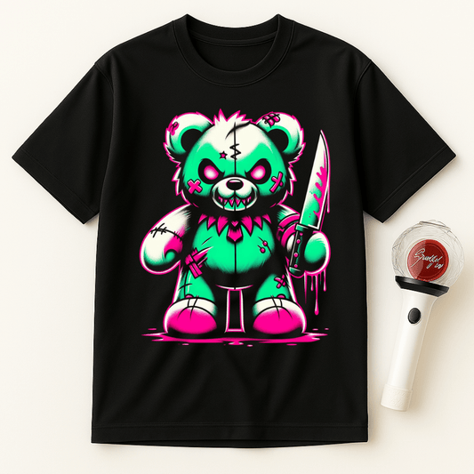 CREEPY TEDDY BEAR UNISEX T-SHIRT
