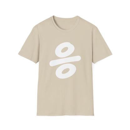 Percent Symbol Graphic T‑Shirt — Minimal Symbol Tee