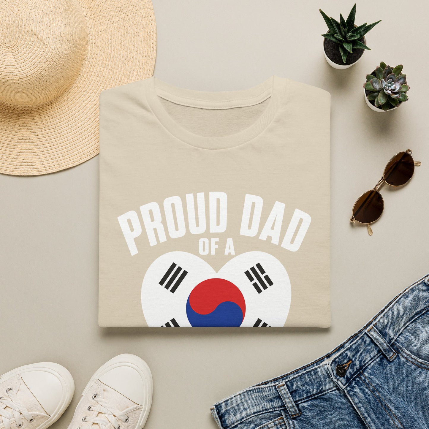 Proud Dad of a Half Korean Baby T-Shirt