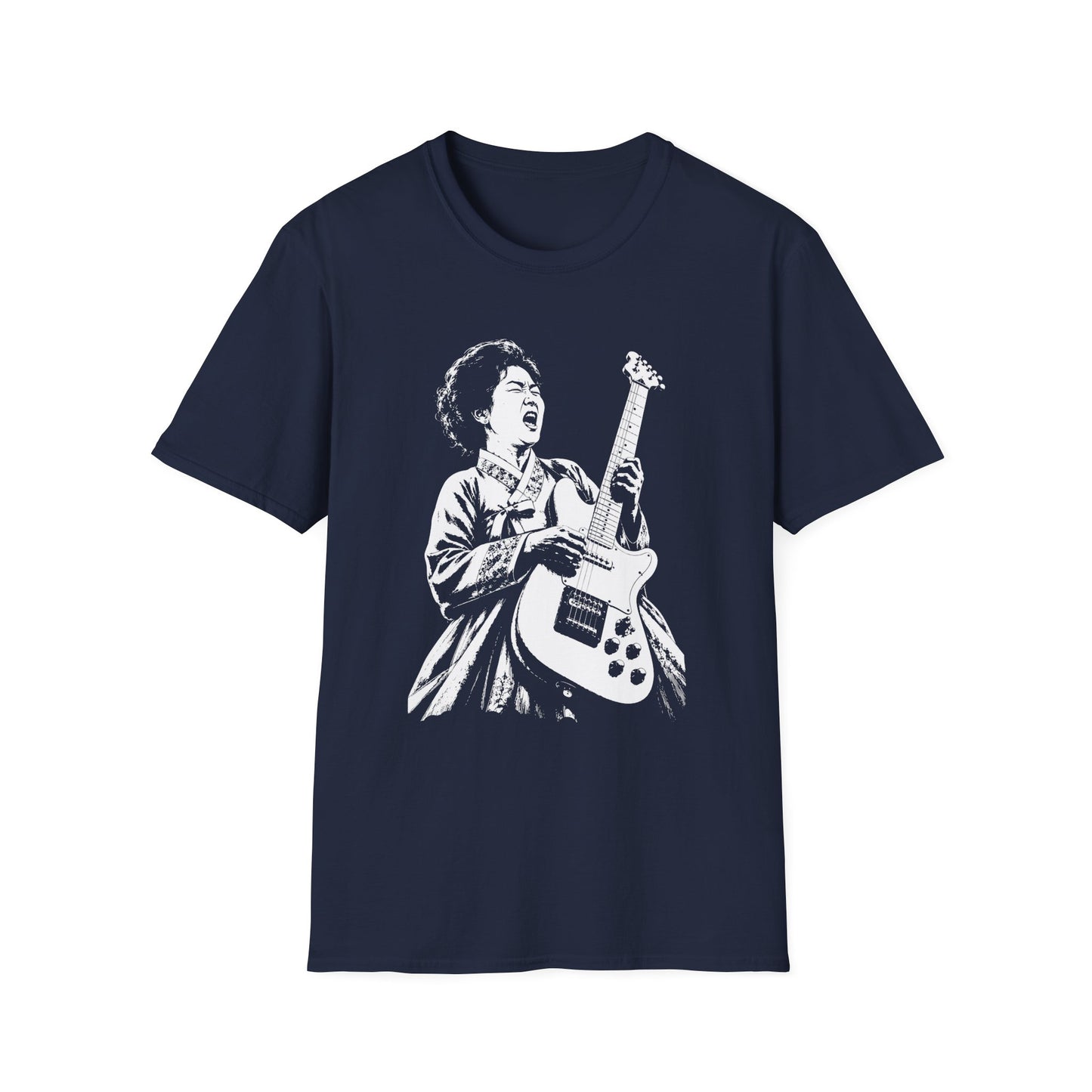 T-Shirt — Vintage Rock Guitarist Graphic Tee
