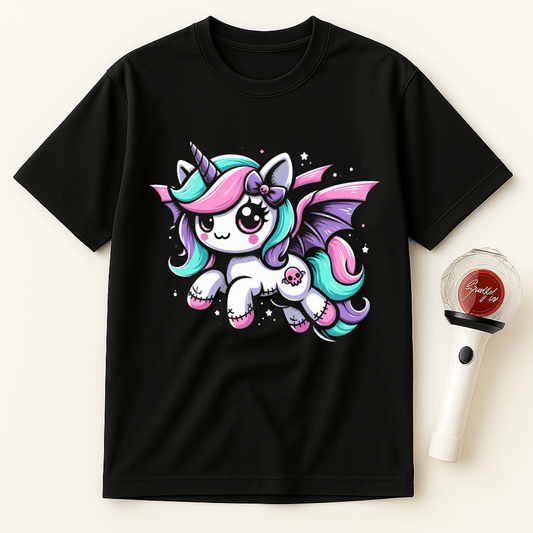 PASTEL GOTH UNICORN BAT UNISEX T-SHIRT